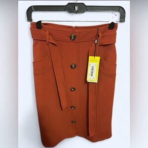 Karen Millen Button-Front Skirt